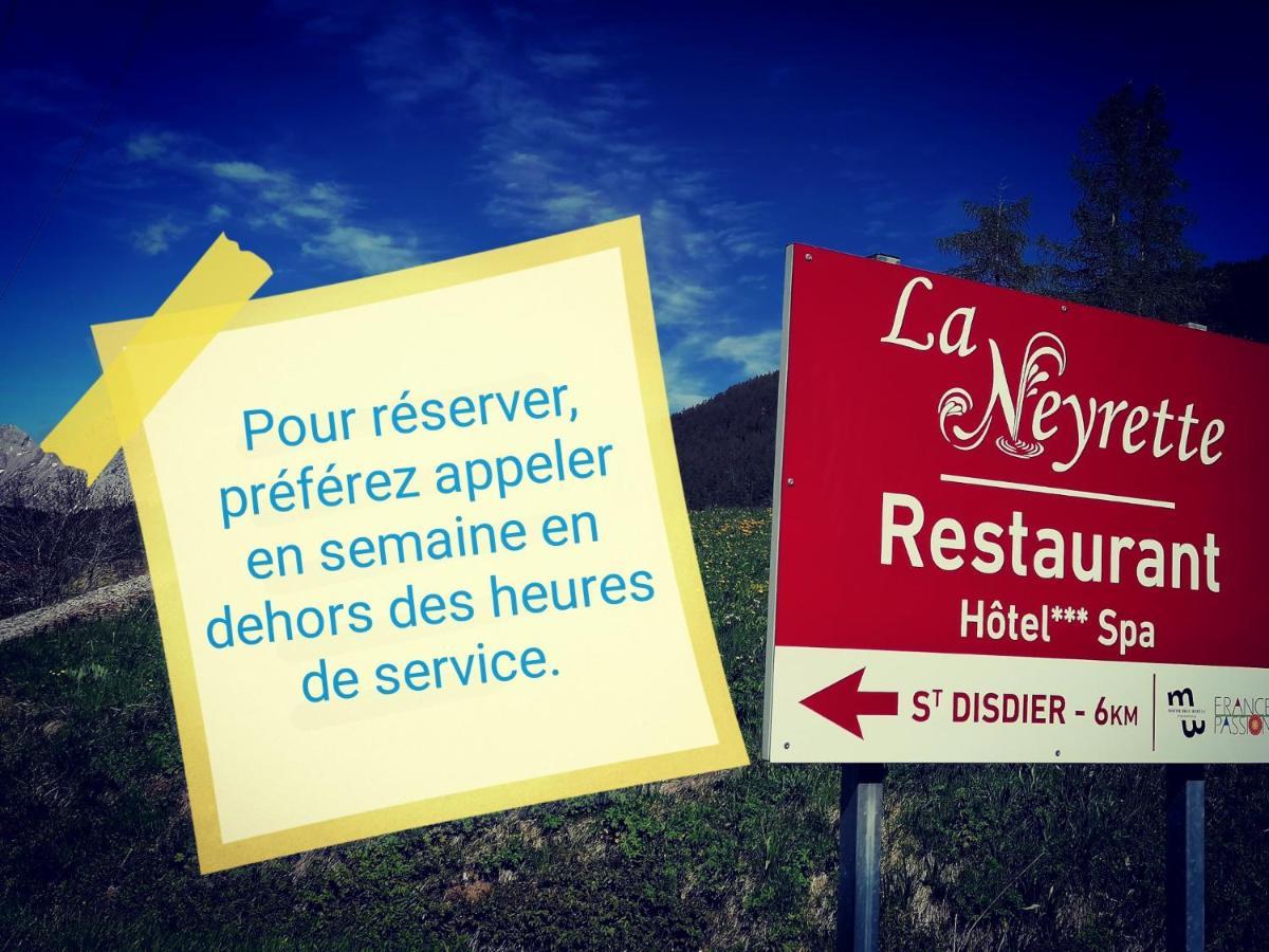 Hotel La Neyrette Saint-Disdier-en-Dévoluy Exterior foto